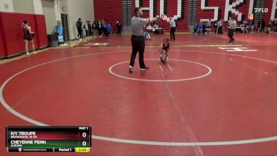 100 lbs Round 5 - Ivy Troupe, Brookwood Jr-Sr vs Cheyenne Penn, Auburn