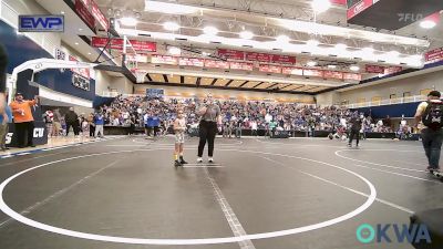 49 lbs Consi Of 8 #2 - Juaquin Sanchez-Luevano, OKC Saints Wrestling vs Everlee Henderson, Standfast OKC