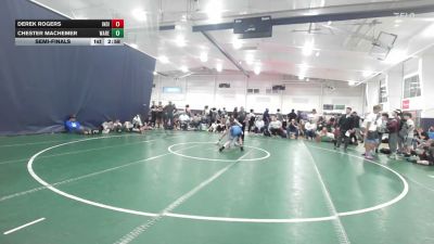 102 lbs Semifinal - Derek Rogers, Indiana Outlaws Black - HS vs Chester Machemer, Warehouse Warriors - HS