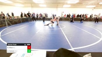 130 lbs Quarterfinal - Naiem Mian, Mayo Quanchi vs Anthony Caisse, Wolf Gang Wrestling Academy