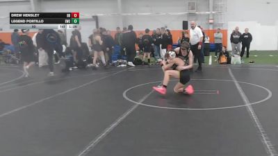 92 lbs Round 8 (10 Team) - Legend Portillo, Empyre WC vs Drew Hensley, Dayton Bandits