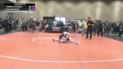 110 lbs Champ. Rd Of 16 - Isabella Iacovino, Launch Wrestling Academy vs Clara Reynolds, Refinery