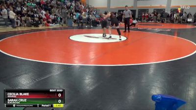 JV-9 lbs Round 1 - Sarah Cruz, Burlington vs Cecilia Blake, Waukon