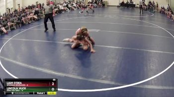 95 lbs Round 1 (6 Team) - Lincoln Huck, Iowa USA Grey vs Liam O`Dea, Wyoming Renegades