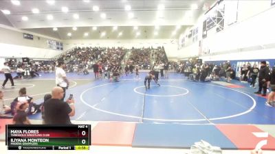 102 lbs Round 1 - Maya Flores, Threshold Wrestling Club vs Iliyana Monteon, Madera Grapplers