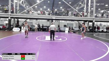 140A lbs Rr Rnd 3 - Frankie Florio, Cardinal Gibbons vs Jordan Brown, Kd Trained / Monroe Woodbury Hs