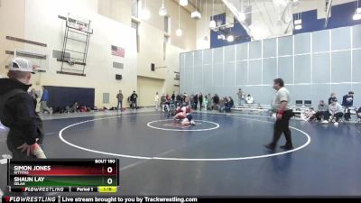 175 lbs Quarterfinal - Simon Jones, Kittitas vs Shaun Lay, Selah