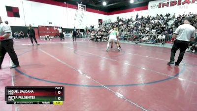 285 lbs Semifinal - Miguel Saldana, Indio vs Peter Fulgentes, Royal