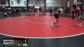 132 lbs Round 4 - Briggs Collins, West Liberty vs Charlie Karam, Solon