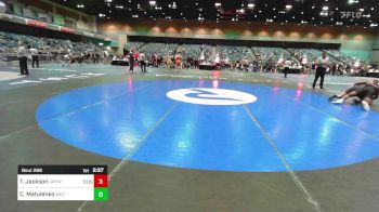 197 lbs Round Of 16 - Trayvonne Jackson, Grand View vs Cole Matulenko, Wisconsin-Eau Claire