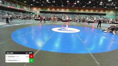 197 lbs Round Of 16 - Trayvonne Jackson, Grand View vs Cole Matulenko, Wisconsin-Eau Claire