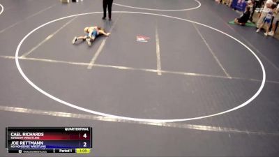 63 lbs Quarterfinal - Cael Richards, Kingdom Wrestling vs Joe Rettmann, No Nonsense Wrestling