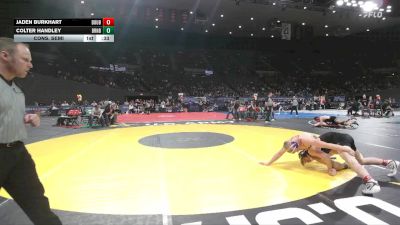 3A Boys 165 lbs Cons. Semi - Colter Handley, Burns Boys vs Jaden Burkhart, Douglas Boys