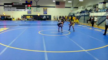 133 lbs Champ. Round 1 - Malicha Brown, Northeast Oklahoma vs Nino Vidic, Northern Oklahoma College-Tonkawa