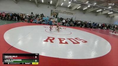 113 lbs Champ. Round 1 - Lance Alexander, Thunderridge vs Trevor Mills, Greeley West