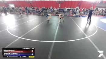 120 lbs Semifinal - Reid Spurley, Combat W.C. School Of Wrestling vs Easton Cooper, CrassTrained: Weigh In Club
