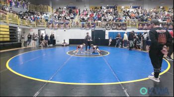 55 lbs Round Of 16 - Huxley Sullivan, Blackwell Wrestling Club vs Luxton Sullivan, Cowboy Wrestling Club