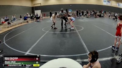 76 lbs Round 8 (10 Team) - Roan Cruz, Aggression Legionnaires vs Beau Blevins, Capital City WC