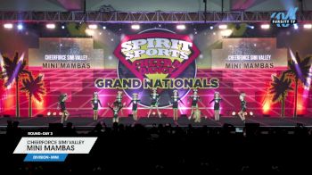 CheerForce Simi Valley - Mini Mambas [2025 L2 Mini Day 3] 2025 Spirit Sports Grand Nationals