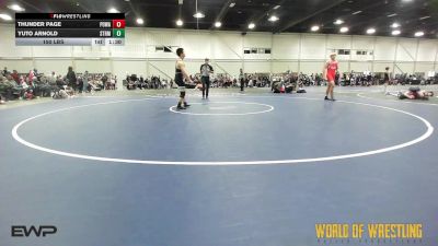 150 lbs Quarterfinal - Thunder Page, POWA 14U vs Yuto Arnold, Storm MS