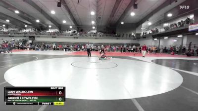 100 lbs Cons. Round 4 - Jagger Llewellyn, Macon Youth Wrestling-AA  vs Liam Walbourn, Unaffiliated