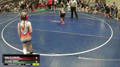 100 lbs Round 2 - Kaelyn Nargiel, Sublime Wrestling Academy vs Ryleigh Ferry, Snake River Youth Wrestling Cl