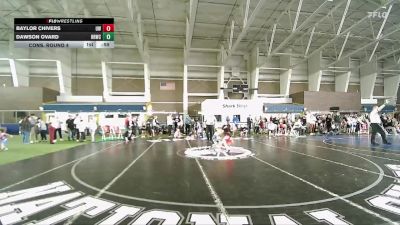 47 lbs Cons. Round 4 - Dawson Ovard, RWC- Roy Wrestling Club vs Baylor Chivers, Uintah Wrestling