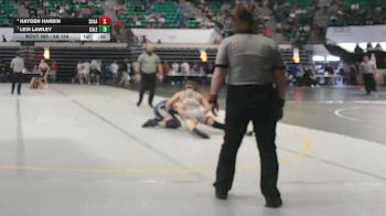 6A 144 lbs Cons. Round 4 - Hayden Harbin, Southside Gadsden vs Levi Lawley, Calera