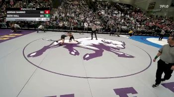 5A 126 lbs Semifinal - Seth Hall, Skyline vs Adrian Gamino, Box Elder