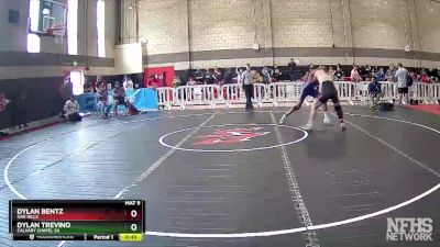 160 lbs Cons. Round 1 - Dylan Bentz, Oak Hills vs Dylan Trevino, Calvary Chapel SA