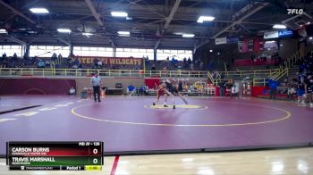 126 lbs Champ. Round 1 - Carson Burns, Evansville Mater Dei vs Travis Marshall, Northview