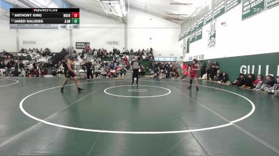126 lbs Consolation - Anthony King, Masuk vs Jared Saludes, Jonathan Law