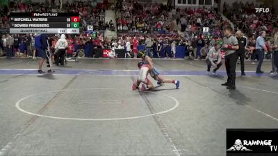 68 lbs Quarterfinal - Bowen Freisberg, Caney Valley vs Mitchell Waters, Greater Heights