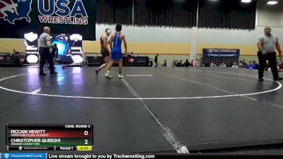 113 lbs Cons. Round 3 - Christopher Qureshi, Orange County RTC vs McCain Hewitt, Moen Wrestling Academy