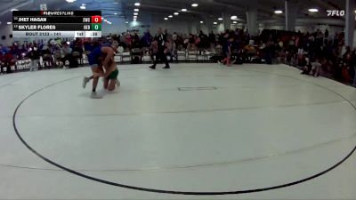 141 lbs Cons. Round 2 - Skyler Flores, Nebraska vs Jhet Hagan, Shelton Wrestling Club