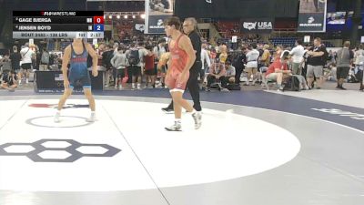 138 lbs Cons. Semis - Gage Bjerga, Minnesota vs Jensen Boyd, Indiana
