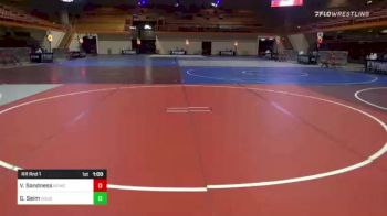 46 lbs Rr Rnd 1 - Valerie Sandness, Newcastle Fall Guys vs Greysen Seim, Douglas Wrestling Club