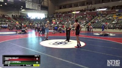 6A 113 lbs Quarterfinal - Jacob Campbell, Har-Ber vs Tristin Risley, Cabot