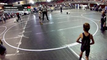 45 lbs Cons. Round 2 - Elston Nickolite, Monarch Wrestling Club - David City vs Sergio Galindo, Nebraska Elite Wrestling Club