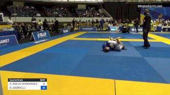 KAORI ASELA HERNANDEZ vs SERENA GABRIELLI 2021 World Jiu-Jitsu IBJJF Championship