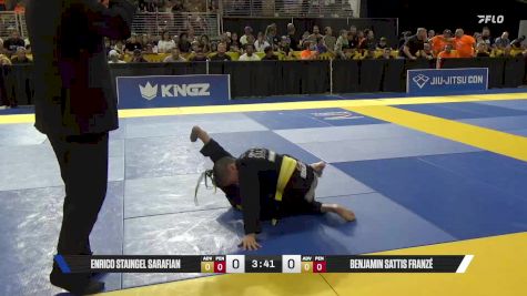 Benjamin Sattis Franzé vs Enrico Staingel Sarafian 2025 Pan Kids Jiu-Jitsu IBJJF Championship