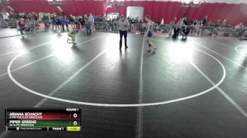 112 lbs Round 1 - Ariana Schacht, X-Factor Elite Wrestling vs Piper Greene, DC Elite Wrestling