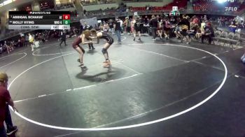 120 lbs Cons. Semi - Molly Hying, Waverly Wrestling Club - Girls vs Abbigail Schakat, Arlington Eagles