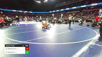 150 lbs Quarterfinal - Brock Mantanona, Palm Desert vs Christian Herrera, Bakersfield