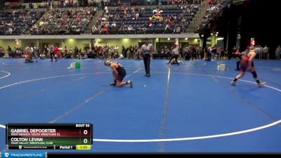 120 lbs Cons. Round 2 - Gabriel Depoorter, West Branch Youth Wrestling Cl vs Colton LeVan, Team Valley Wrestling Club