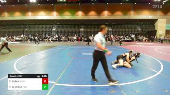 132 lbs Round Of 32 - Cora Bybee, Oak Ridge vs Ruby Barrett-Reese, Fernley