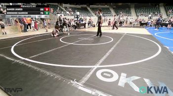 58 lbs Consolation - Baker James, Cowboy Wrestling Club vs Brenden Barron, Pin-King All Stars