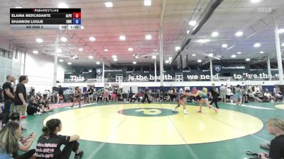 128 lbs Rr Rnd 4 - Elaina Mercadante, Alpha Girlz vs Shannon Logue, Kraken Black - Girls