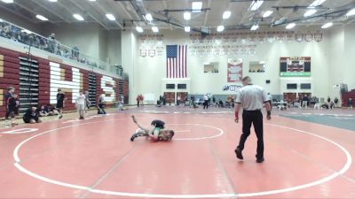 90 lbs Semifinal - Domynic Derosier, Mountain Home Middle School vs Tailynn Hirchert, Lone Star Middle School