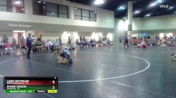 182 lbs Round 4 (16 Team) - Ryder Gooch, STL Black vs Laish Detwiler, Indiana Prospects